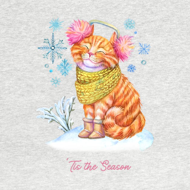 Tis The Seasons Winter Cat by FicklePicklePGH